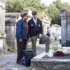 "Master of Horror" --With New Orleans decorated for Halloween, the NCIS team investigates the murder of a Naval Staff Judge Advocate found in a cemetery dressed in a Victorian costume with vampire puncture wounds on her neck.  Meanwhile, the team debates what Halloween night activity and costumes would be best, on NCIS: NEW ORLEANS, Oct 28 2014 (9:00-10:00, ET/PT), on the CBS Television Network. Pictured L-R: CCH Pounder as Dr. Loretta Wade, Scott Bakula as Special Agent Dwayne Pride, and Lucas Black as Special Agent Christopher LaSalle Photo: Skip Bolen/CBS ÃÂ©2014 CBS Broadcasting, Inc. All Rights Reserved