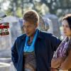 "Chasing Ghosts" -- Behind the scenes of the CBS series NCIS New Orleans, scheduled to air on the CBS Television Network. Pictured L-R: CCH Pounder and Shanley Caswell Photo: Skip Bolen/CBS ÃÂ©2014 CBS Broadcasting, Inc. All Rights Reserved