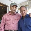 "Chasing Ghosts" -- Behind the scenes of the CBS series NCIS New Orleans, scheduled to air on the CBS Television Network. Pictured L-R: Dean Stockwell and Scott Bakula Photo: Skip Bolen/CBS ÃÂ©2014 CBS Broadcasting, Inc. All Rights Reserved