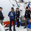 "The Abyss" -- When a Navy Admiral\'s daughter is the prime suspect in a double murder case aboard a research boat, the NCIS team partners with the Coast Guard Investigative Service (CGIS) to investigate. Meanwhile, Lasalle tracks down his estranged brother, on NCIS: NEW ORLEANS, Jan 13 (9:00-10:00, ET/PT), on the CBS Television Network. Pictured L-R: Scott Bakula as Special Agent Dwayne Pride, Diane Neal as CGIS Agent Abigail Borin, Zoe McLellan as Special Agent Meredith "Merri" Brody, and Lucas Black as Special Agent Christopher LaSalle Photo: Skip Bolen/CBS ÃÂ©2014 CBS Broadcasting, Inc. All Rights Reserved