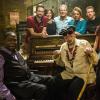 "Sic Semper Tyrannis" -- Behind the scenes of the CBS series NCIS: NEW ORLEANS, scheduled to air on the CBS Television Network. Pictured L-R: Daryl Chill Mitchell, Rob Kerkovich, Zoe McLellan, Scott Bakula, Grammy Award-winning artist Dr. John, CCH Pounder, Lucas Black, and Shalita Grant Photo: Skip Bolen/CBS ÃÂ©2015 CBS Broadcasting, Inc. All Rights Reserved