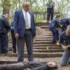 "Means to an End" -- CThe NCIS team discovers a surveillance van filled with photos documenting Special Agent Pride\'s every move after his daughter Laurel is attacked on campus and placed in protective custody, on NCIS: NEW ORLEANS, Tuesday, March 22 (9:00-10:00 PM, ET/PT), on the CBS Television Network. Pictured L-R: Barry Shabaka Henley as Baton Rogue Detective Todd Lamont, Patrick Brennan as Zed Hastings, and Scott Bakula as Special Agent Dwayne Pride Photo: Skip Bolen/CBS ÃÂ©2016 CBS Broadcasting, Inc. All Rights Reserved