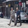 "Collateral Damage" -- After a Navy Lieutenant dies during a clandestine visit to a General\'s hotel room, Special Agent Pride and the NCIS team are asked to break standard protocol for the murder investigation, on NCIS: NEW ORLEANS, Tuesday, April 19 (9:00-10:00 PM, ET/PT), on the CBS Television Network.  Pictured L-R: Nicholas Lea as Army Colonel Samuel Nilsen and Scott Bakula as Special Agent Dwayne Pride Photo: Skip Bolen/CBS ÃÂ©2016 CBS Broadcasting, Inc. All Rights Reserved
