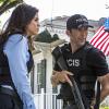 "Suspicious Minds" -- Pride faces further backlash from the FBI when he helps former Navy Intelligence Analyst Elvis Bertrand (Tom Arnold), who is the lead suspect in a multiple homicide case, on NCIS: NEW ORLEANS, Tuesday, Sept. 27 (10:00-11:00 PM, ET/PT), on the CBS Television Network. Pictured L-R: Vanessa Ferlito as FBI Special Agent Tammy Gregorio, Lucas Black as Special Agent Christopher LaSalle, and Shalita Grant as Sonja Percy Photo: Skip Bolen/CBS ÃÂ©2016 CBS Broadcasting, Inc. All Rights Reserved