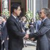 "Let it Ride" -- Sebastian is sent undercover and Patton exercises his former gambling skills as Pride and the team attempt a dangerous operation to trap Garcia (Julian Acosta), on NCIS: New Orleans, Tuesday, Jan. 17 (10:00-11:00, ET/PT), on the CBS Television Network.  Pictured L-R: Julian Acosta as Javier Garcia and Scott Bakula as Special Agent Dwayne Pride Photo: Skip Bolen/CBS ÃÂ©2016 CBS Broadcasting, Inc. All Rights Reserved