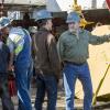 "Hell on High Water" -- After Pride travels to a deep sea oil rig for a murder investigation, the team uncovers a gas leak that\'s on the verge of causing a catastrophic explosion. Also, Sebastian starts his NCIS special agent training at FLETEC, on NCIS: NEW ORLEANS, Tuesday, Jan. 24 (10:00-11:00 PM, ET/PT) on the CBS Television Network. Pictured L-R: Scott Bakula as Special Agent Dwayne Pride and Jim Beaver as Rig Manager Jackson Hauser Photo: Skip Bolen/CBS ÃÂ©2016 CBS Broadcasting, Inc. All Rights Reserved