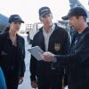 "Quid Pro Quo" -- While investigating a deadly accident at a naval base, NCIS discovers a unit of Seabees was poisoned with a contagious super virus leaving the rest of the base and the entire city of New Orleans at risk for a catastrophic outbreak.  Also, during the autopsy, Wade is infected with the virus and given hours to live if an antidote can\'t be found, on NCIS: NEW ORLEANS, Tuesday, March 28 (10:00-11:00, ET/PT), on the CBS Television Network.  Pictured L-R: Vanessa Ferlito as FBI Special Agent Tammy Gregorio, Scott Bakula as Special Agent Dwayne Pride, and Lucas Black as Special Agent Christopher LaSalle Photo: Sam LothridgeCBS ÃÂ©2017 CBS Broadcasting, Inc. All Rights Reserved