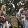 "Krewe" -- While Pride listens in on a wiretap of Mayor Hamilton (Steven Weber), the NCIS team investigates a train heist of hundreds of Navy weapons, on NCIS: NEW ORLEANS, Tuesday, April 18 (10:00-11:00, ET/PT), on the CBS Television Network. Pictured: Behind the scenes with Sheryl Crow Photo: Sam Lothridge/CBS ÃÂ©2017 CBS Broadcasting, Inc. All Rights Reserved