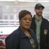 "Knockout" -- After the Belle Chase Navy Chaplain and pastor at Clearwater Baptist is murdered, Pride believes he found a connection between Mayor Hamilton (Steven Weber) and the illegal activity taking place in the city of Clearwater.  Also, Percy continues to face repercussions of her choices on a previous case, on NCIS: NEW ORLEANS, Tuesday, May 2 (10:00-11:00, ET/PT), on the CBS Television Network. Pictured L-R: CCH Pounder as Dr. Loretta Wade and Rob Kerkovich as Forensic Scientist Sebastian Lund Photo: Sam Lothridge/CBS ÃÂ©2017 CBS Broadcasting, Inc. All Rights Reserved