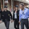 "Down the Rabbit Hole" -- After Pride is spotted tracking one of Mayor Hamilton\'s (Steven Weber) accomplices, the suspect opens fire on a crowded street before disappearing, on NCIS: NEW ORLEANS, Tuesday, May 9 (10:00-11:00, ET/PT), on the CBS Television Network.  Pictured L-R: Lucas Black as Special Agent Christopher LaSalle, Vanessa Ferlito as FBI Special Agent Tammy Gregorio, and Scott Bakula as Special Agent Dwayne Pride  Photo: Sam Lothridge/CBS ÃÂ©2017 CBS Broadcasting, Inc. All Rights Reserved
