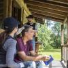 "#1 Fan" -- While preparing to leave on a fishing trip, Martha Roberts (Dendrie Taylor), an erratic whistleblower who calls Pride her mentor, kidnaps him to help her locate a serial killer targeting young women in the Gulf of Mexico, on NCIS: NEW ORLEANS, Tuesday, Oct. 17 (10:00-11:00 PM, ET/PT) on the CBS Television Network. Pictured L-R: Vanessa Ferlito as FBI Special Agent Tammy Gregorio, Scott Bakula as Special Agent Dwayne Pride, Rob Kerkovich as Forensic Scientist Sebastian Lund, and Lucas Black as Special Agent Christopher LaSalle Photo: Skip Bolen/CBS ÃÂ©2017 CBS Broadcasting, Inc. All Rights Reserved