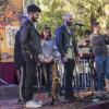 "Hard Knock Life" - Pride second-guesses evidence suggesting homeless kids are the suspects in the murder of a petty officer, on NCIS: NEW ORLEANS, Tuesday, Nov. 21 (10:00-11:00 PM, ET/PT) on the CBS Television Network. Pictured L-R: Behind the scenes with X Ambassadors and Scott Bakula Photo: Sam Lothridge/CBS ÃÂ©2017 CBS Broadcasting, Inc. All Rights Reserved