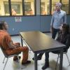 "Mirror Mirror" -- After Rita Deveraux (Chelsea Field) tells Pride that Douglas Hamilton (Steven Weber) is about to make a deal to get out of prison, Pride and the team rehash the Clearwater case in hopes of locating his mystery partner and spoiling his bargaining chip, on NCIS: NEW ORLEANS, Tuesday, Dec. 12 (10:00-11:00 PM, ET/PT) on the CBS Television Network. Pictured L-R: Steven Weber as Mayor Douglas Hamilton, Scott Bakula as Special Agent Dwayne Pride, and Vanessa Ferlito as FBI Special Agent Tammy Gregorio Photo: Sam Lothridge/CBS ÃÂ©2017 CBS Broadcasting, Inc. All Rights Reserved