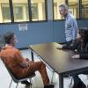 "Mirror Mirror" -- After Rita Deveraux (Chelsea Field) tells Pride that Douglas Hamilton (Steven Weber) is about to make a deal to get out of prison, Pride and the team rehash the Clearwater case in hopes of locating his mystery partner and spoiling his bargaining chip, on NCIS: NEW ORLEANS, Tuesday, Dec. 12 (10:00-11:00 PM, ET/PT) on the CBS Television Network. Pictured L-R: Steven Weber as Mayor Douglas Hamilton, Scott Bakula as Special Agent Dwayne Pride, and Vanessa Ferlito as FBI Special Agent Tammy Gregorio Photo: Sam Lothridge/CBS ÃÂ©2017 CBS Broadcasting, Inc. All Rights Reserved
