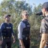 "Monster" -- After a deadly armed robbery and high-speed chase is connected to an undercover ATF operation, Percy reconnects with her former ATF partner, Jake Roman (L. Steven Taylor), on NCIS: NEW ORLEANS, Tuesday, Jan. 2 (10:00-11:00 PM, ET/PT) on the CBS Television Network. Pictured L-R: Lucas Black as Special Agent Christopher LaSalle, Scott Bakula as Special Agent Dwayne Pride, and Rob Kerkovich as Forensic Scientist Sebastian Lund Photo: Skip Bolen/CBS ÃÂ©2017 CBS Broadcasting, Inc. All Rights Reserved