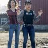 "Monster" -- After a deadly armed robbery and high-speed chase is connected to an undercover ATF operation, Percy reconnects with her former ATF partner, Jake Roman (L. Steven Taylor), on NCIS: NEW ORLEANS, Tuesday, Jan. 2 (10:00-11:00 PM, ET/PT) on the CBS Television Network. Pictured L-R: Kate Abbruzzese as Claire Kurtz and Shalita Grant as Sonja Percy Photo: Skip Bolen/CBS ÃÂ©2017 CBS Broadcasting, Inc. All Rights Reserved