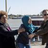 "A New Dawn" -- The NCIS team investigates the murder of a petty officer who was in town to help a refugee family being recruited by terrorists. Also, Wade works on the special election campaign for Mayor Zahra Taylor (Amanda Warren) that takes place during Mardi Gras, on NCIS: NEW ORLEANS, Tuesday, Feb. 6 (10:00-11:00 PM, ET/PT) on the CBS Television Network. Pictured L-R: CCH Pounder as Dr. Loretta Wade, Najla Said as Noora Saadi, and Scott Bakula as Special Agent Dwayne Pride Photo: Skip Bolen/CBS ÃÂ©2017 CBS Broadcasting, Inc. All Rights Reserved