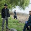 "Inside Out" -- As the team searches for a former IRA bomb-maker who was smuggled into the city, they are joined by Special Agent Hannah Khoury (Necar Zadegan), Pride\'s replacement during his medical leave. Also, Pride considers a new position with the agency, on NCIS: NEW ORLEANS, Tuesday, Oct. 2 (10:00-11:00 PM, ET/PT) on the CBS Television Network. Pictured L-R: Lucas Black as Special Agent Christopher LaSalle and CCH Pounder as Dr. Loretta Wade Photo: Sam Lothridge/CBS ÃÂ©2018 CBS Broadcasting, Inc. All Rights Reserved