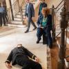 "A House Divided" - After a Navy Lieutenant from a well-connected and affluent New Orleans family has a fatal fall down a flight of stairs at a charity gala, the NCIS team investigates whether his death was an accident or foul play, on NCIS: NEW ORLEANS, Tuesday, April 9 (10:00-11:00 PM, ET/PT) on the CBS Television Network.  Pictured L-R: Scott Bakula as Special Agent Dwayne Pride, Necar Zadegan as Special Agent Hannah Khoury, and CCH Pounder as Dr. Loretta Wade Photo: Sam Lothridge/CBS ÃÂ©2019 CBS Broadcasting, Inc. All Rights Reserved