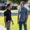 "Spies and Lies" - Navy Lieutenant Max Landry (Michael Ocampo) asks the New Orleans field office for help when he suspects his girlfriend is a spy. Also, Lasalle faces another devastating dead end as he searches for his brother\'s last known whereabouts, on "NCIS: NEW ORLEANS," Tuesday, Oct. 22 (10:00-11:00 PM, ET/PT) on the CBS Television Network. Pictured L-R: Lucas Black as Special Agent Christopher LaSalle and Scott Bakula as Special Agent Dwayne Pride Photo: Sam Lothridge/CBS ©2019 CBS Broadcasting, Inc. All Rights Reserved