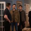 ÒBad Moon RisingÓ Ð The team is concerned when Sebastian becomes unreachable while undercover as a new recruit, when NCIS: NEW ORLEANS returns in its new time period, Sunday, Feb. 16 (10:00-11:00 PM, ET/PT) on the CBS Television Network.Pictured L-R: Brian Letscher as Jim Keene, Rob Kerkovich as Forensic Scientist Sebastian Lund,Travis West as Bryce Collier, and Scott Deckert as Abel Brooks Photo: Sam Lothridge/CBS ©2019 CBS Broadcasting, Inc. All Rights Reserved
