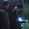 Nancy Drew -- "The Hidden Staircase" -- Image Number: NCD109a_0288b.jpg -- Pictured (L-R): Scott Wolf as Carson and Kennedy McMann as Nancy -- Photo: Shane Harvey /The CW -- © 2019 The CW Network, LLC. All Rights Reserved.