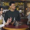 Nancy Drew -- "The Mark of the Poisoner\'s Pearl" -- Image Number: NCD110b_0313b.jpg -- Pictured (L-R): Maddison Jaizani as Bess, Tunji Kasim as Nick and Miles Gaston Villanueva as Owen -- Photo: Bettina Strauss/The CW -- © 2020 The CW Network, LLC. All Rights Reserved.