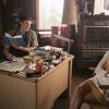 Nancy Drew -- "The Whisper BoxÓ -- Image Number: NCD113b_0028b.jpg -- Pictured (L-R): Alex Saxon as Ace and Maddison Jaizani as Bess -- Photo: Jack Rowand/The CW -- © 2020 The CW Network, LLC. All Rights Reserved.