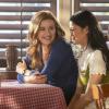 Nancy Drew -- "The Whisper BoxÓ -- Image Number: NCD113b_0624b.jpg -- Pictured (L-R): Kennedy McMann as Nancy and Leah Lewis as George -- Photo: Jack Rowand/The CW -- © 2020 The CW Network, LLC. All Rights Reserved.