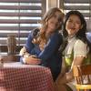 Nancy Drew -- "The Whisper BoxÓ -- Image Number: NCD113b_0625b.jpg -- Pictured (L-R): Kennedy McMann as Nancy and Leah Lewis as George -- Photo: Jack Rowand/The CW -- © 2020 The CW Network, LLC. All Rights Reserved.