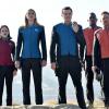 THE ORVILLE: L-R: Halston Sage, Adrianne Palicki, Seth MacFarlane, J Lee and Scott Grimes in the season finale “Identity” episode of THE ORVILLE airing Thursday, Dec. 7 (9:01-10:00 PM ET/PT) on FOX.  ©2017 Fox Broadcasting Co.  Cr:  Michael Becker/FOX