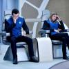 THE ORVILLE: L-R: Seth MacFarlane and Adrianne Palicki in the season finale “Identity” episode of THE ORVILLE airing Thursday, Dec. 7 (9:01-10:00 PM ET/PT) on FOX.  ©2017 Fox Broadcasting Co.  Cr:  Michael Becker/FOX