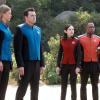 THE ORVILLE: L-R: Adrianne Palicki, Seth MacFarlane, Halston Sage, J Lee and Scott Grimes in the season finale "Identity" episode of THE ORVILLE airing Thursday, Dec. 7 (9:01-10:00 PM ET/PT) on FOX.  ©2017 Fox Broadcasting Co.  Cr:  Jordin Althaus/FOX