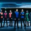THE ORVILLE:  Cast L-R:  J Lee, Halston Sage, Scott Grimes, Seth MacFarlane, Adrianne Palicki, Penny Johnson Jerald, Mark Jackson, Peter Macon in Season Two of THE ORVILLE premiering Sunday, Dec. 30 (8:00-9:00 PM ET/PT), following the NFL ON FOX doubleheader. ©2018 Fox Broadcasting Co. Cr: Tommy Garcia/FOX