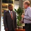 PARTNERS -- "Jurist Prudence" -- Episode 5 (Airs Monday, August 18, 9:00 PM e/p) -- Pictured: (L-R) Martin Lawrence as Marcus Jackson, Kelsey Grammer as Allen Braddock. CR: Byron Cohen/FX