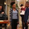 PARTNERS -- "How to Get A Head in Advertising" -- Episode 10 (Airs Monday, September 1, 9:30 PM e/p) -- Pictured: (L-R) Daniele Watts as Laura Jackson, Martin Lawrence as Marcus Jackson. CR: Byron Cohen/FX