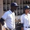 PITCH: L-R: Mo McRae and Kylie Bunbury in the all-new “Double Switch” episode of PITCH airing Thursday, Oct. 6 (8:59-10:00 PM ET/PT) on FOX.  Cr: Ray Mickshaw / FOX. © 2016 FOX Broadcasting Co.