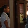 PITCH: L-R: Kylie Bunbury and Ali Larter in the all-new “The Break” episode of PITCH airing Thursday, Oct. 13 (8:59-10:00 PM ET/PT) on FOX. Cr: Ray Mickshaw / FOX. © 2016 FOX Broadcasting Co.