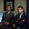 PITCH: L-R: Mark Consuelos and Kevin Connolly in the all-new “Unstoppable Forces & Immovable Objects” episode of PITCH airing Thursday, Nov. 17 (8:59-10:00 PM ET/PT) on FOX. CR: Ray Mickshaw / FOX. © 2016 FOX Broadcasting Co.
