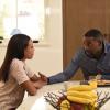 PITCH: L-R: Meagan Holder and Mo McRae in the all-new “Scratched” episode of PITCH airing Thursday, Dec. 1 (8:59-10:00 PM ET/PT) on FOX.CR: Ray Mickshaw / FOX. © 2016 FOX Broadcasting Co.
