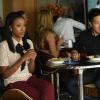 PITCH: L-R: Meagan Holder and Tim Jo in the all-new “Don't Say It” episode of PITCH airing Thursday, Dec. 8 (9:00-10:00 PM ET/PT) on FOX. Cr: Ray Mickshaw / FOX. © 2016 FOX Broadcasting Co.