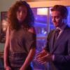 PRODIGAL SON:  L-R: Aurora Perrineu and Tom Payne in the "The Trip" episode of PRODIGAL SON airing Monday, Oct. 21 (9:01-10:00 PM ET/PT) on FOX. © 2019 FOX MEDIA LLC. Cr: David Giesbrecht/FOX.
