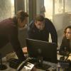 PRODIGAL SON:  L-R:  Lou Diamond Phillips, Frank Harts and Aurora Perrineau in the "Q&A" episode of PRODIGAL SON airing Monday, Nov. 4 (9:01-10:00 PM ET/PT) on FOX. © 2019 FOX MEDIA LLC. Cr:  David Giesbrecht/FOX.