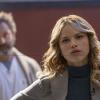 PRODIGAL SON:  L-R:  Michael Sheen and Halston Sage in the "Q&A" episode of PRODIGAL SON airing Monday, Nov. 4 (9:01-10:00 PM ET/PT) on FOX. © 2019 FOX MEDIA LLC. Cr:  Eric Liebowitz/FOX.