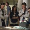 "Pilot" --Silicon Valley tech titan James Bell enlists Dr. Walter Wallace, an exceptional veteran surgeon with a controversial past, to run his state-of-the-art hospital with an ultramodern approach to medicine, on the series premiere of the new drama PURE GENIUS, Thursday, Oct. 27 (10:00-11:00 PM, ET/PT) on the CBS Television Network.  Pictured L-R: Odette Annale as Dr. Zoe Brockett, Brenda Song as Angie Cheng, Augustus Prew as James Bell, and Dermot Mulroney as Dr. Walter Wallace Photo: Colleen Hayes/CBS ÃÂ©2016 CBS Broadcasting, Inc. All Rights Reserved