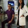 "Bunker Hill, We Have a Problem" -- Coverage of the CBS series PURE GENIUS, scheduled to air on the CBS Television Network. Pictured L-R: Dermot Mulroney as Dr. Walter Wallace and Odette Annale as Dr. Zoe Brockett Photo: Monty Brinton/CBS ÃÂ©2016 CBS Broadcasting, Inc. All Rights Reserved