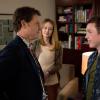 RAKE: Keegan (Greg Kinnear, L) picks up his son, Finn (Ian Colletti, R) from his ex-wife's Maddy's (Miranda Otto, C) office in the &quot;Cannibal&quot; episode of RAKE airing Thursday, Feb. 13 (9:00-10:00 PM ET/PT) on FOX. &#xa9;2014 Fox Broadcasting Co.  Cr:  Greg Gayne/FOX