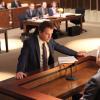 RAKE:  Keegan (Greg Kinnear, L) cross-examines a witness in his first big case working for Ben's law firm in the "Staple Holes" episode of RAKE airing Thursday, March 13 (9:00-10:00 PM ET/PT) on FOX.  ©2014 Fox Broadcasting Co.  Cr:  Adam Taylor/FOX