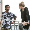 RED BAND SOCIETY: Kara (Zoe Levin, R) admires Dash's (Brian Bradley, L) work in the "So Tell Me What You Want" episode of RED BAND SOCIETY airing Wednesday, Oct. 15 (9:00-10:00 ET/ PT) on FOX. CR: Carin Baer/ FOX. © 2014 Fox Broadcasting Co.