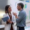 RED BAND SOCIETY: L-R: Dr. Erin Grace (guest star Mandy Moore, L) and Dr. Adam McAndrew (Dave Annable, R) in the "Ergo, Ego" episode of RED BAND SOCIETY airing Wednesday, Nov. 5 (9:00-10:00 ET/ PT) on FOX. CR: Tina Rowden / FOX. © 2014 Fox Broadcasting Co.